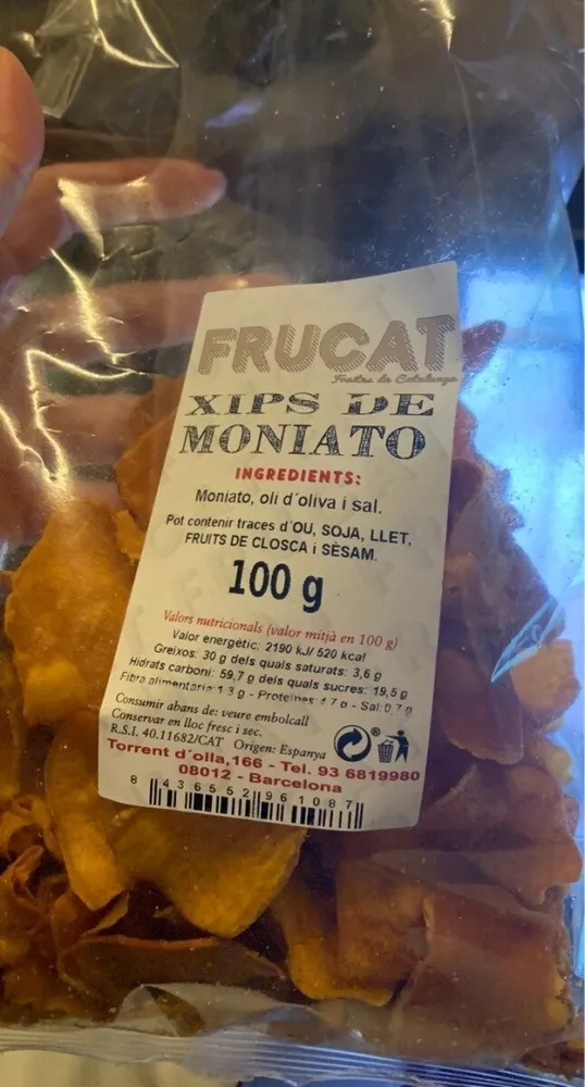 Xips de moniato