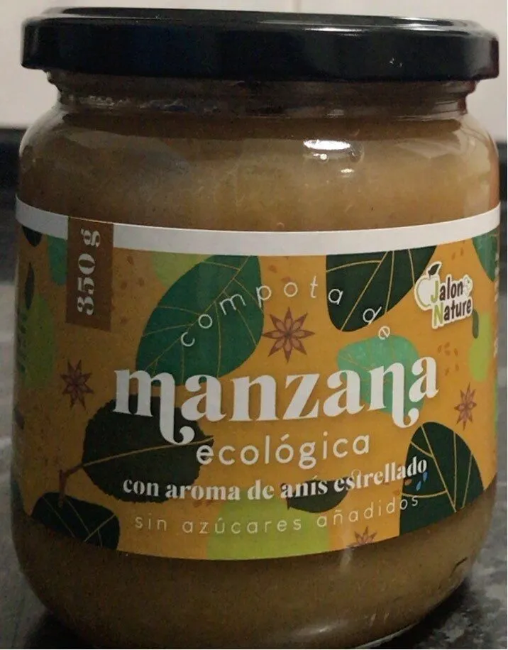 Compota de manzana ecológica