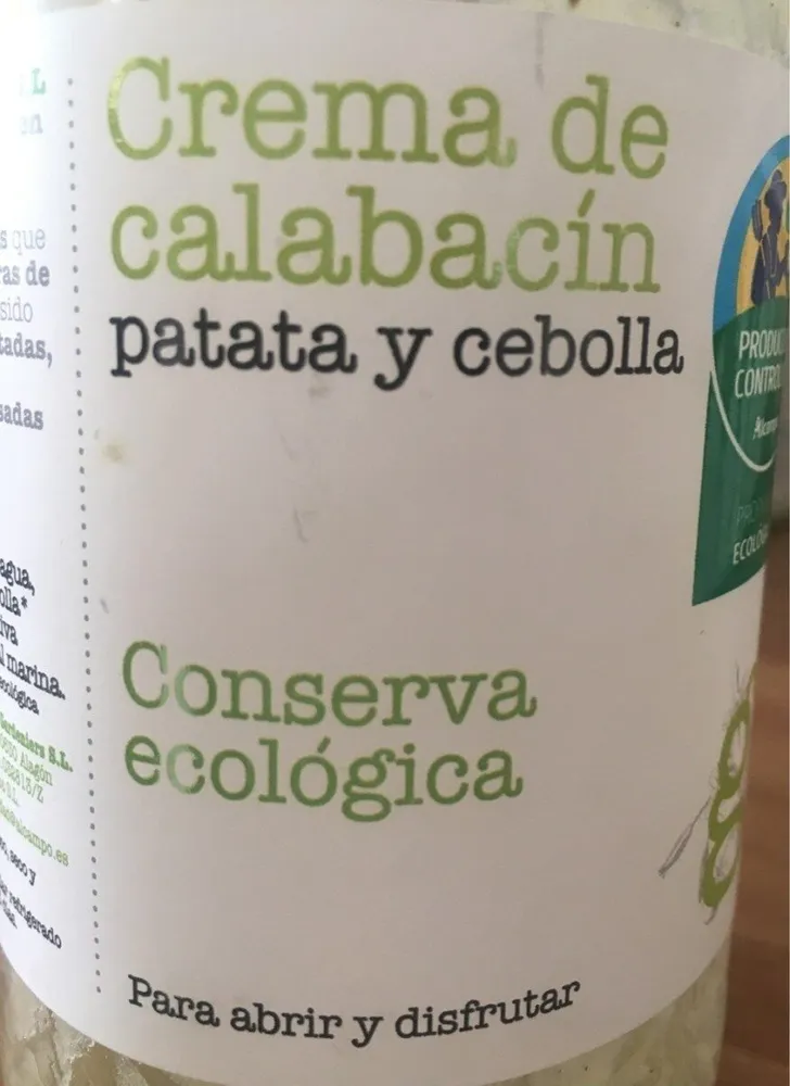 Crema de calabacín