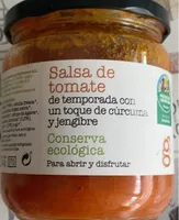 Salsa de tomate con un toque de cúrcuma y jengibre