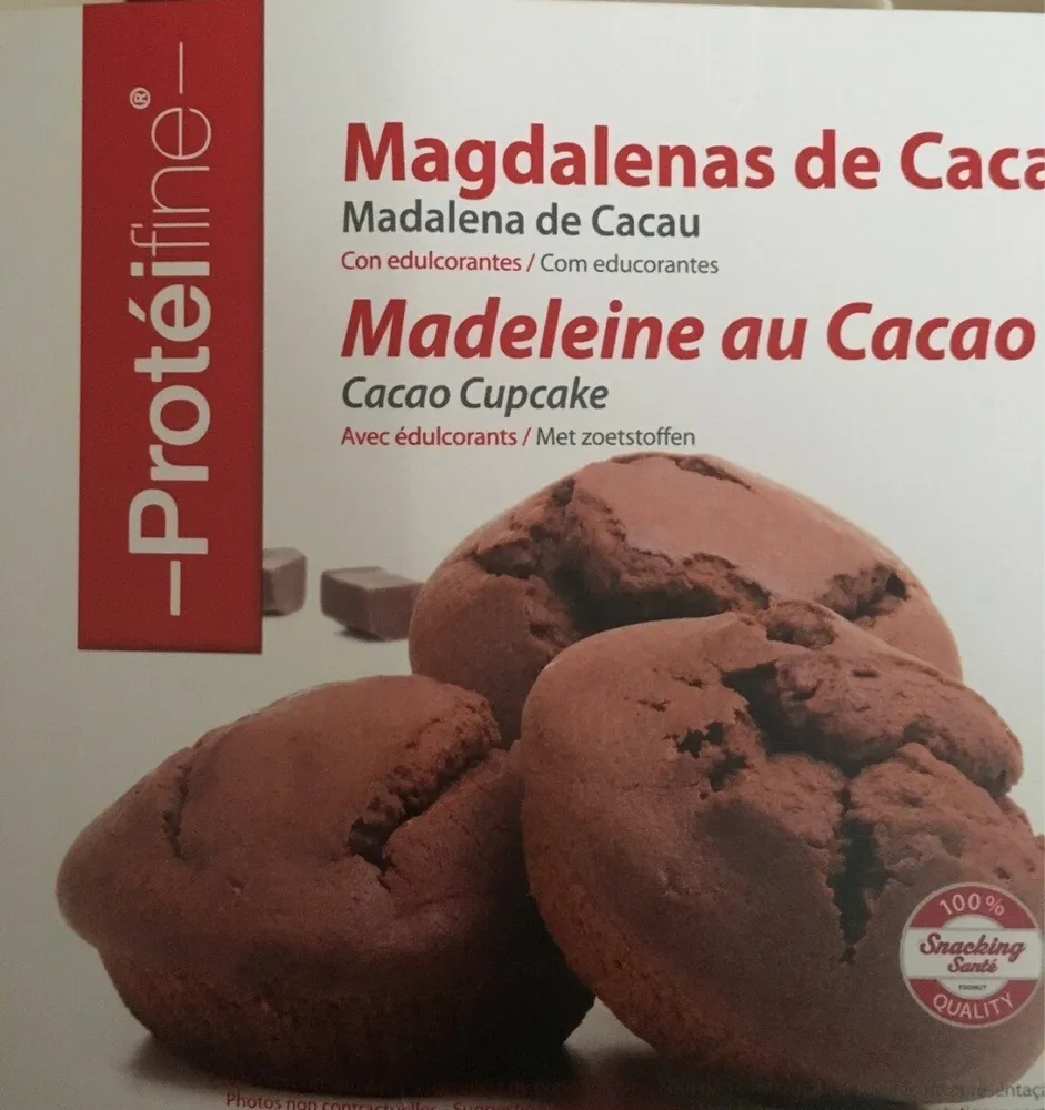 Madeleine de cacao