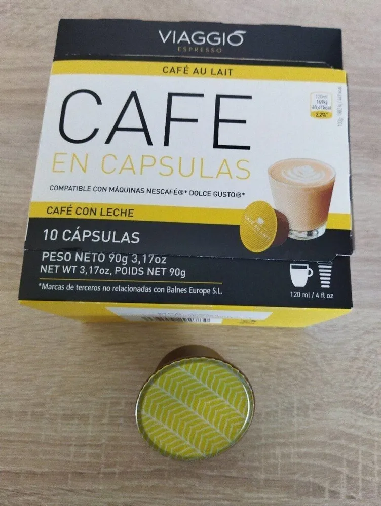 Capsule de café au lait