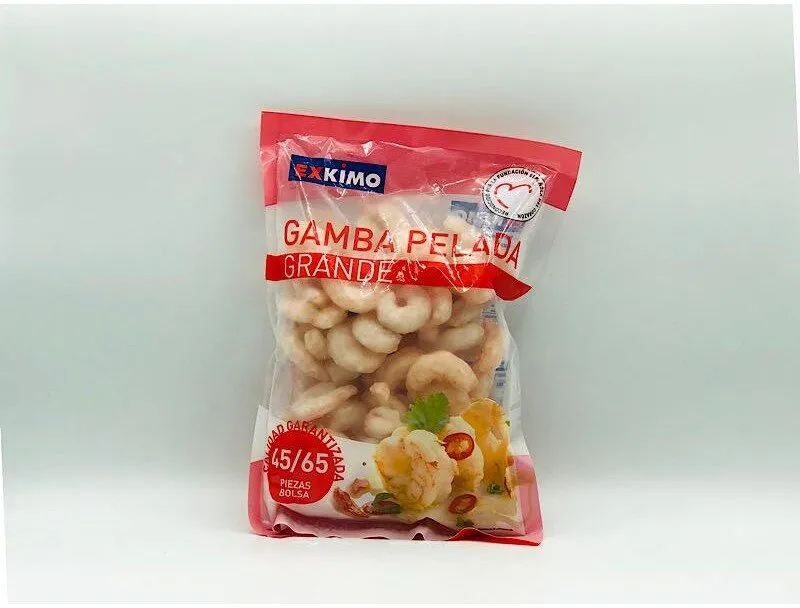Gambas peladas grandes congeladas