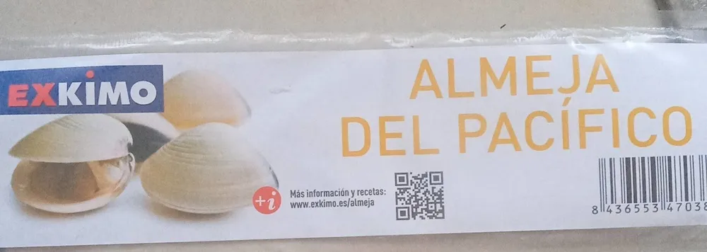 Almeja del pacifico