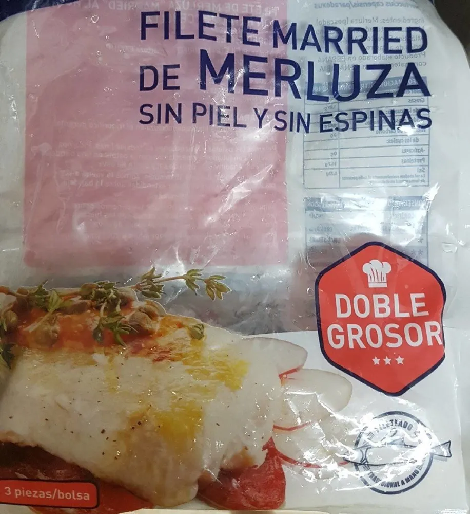 Filete Married de Merluza sin piel y sin espinas