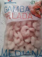 Gamba pelada congelada