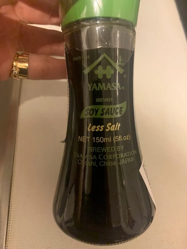 Salsa soja baja en sal