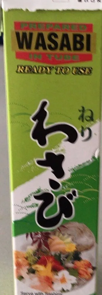 Prepared wasabi in tube