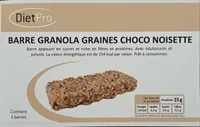 Barre granula graines chocolat noisette
