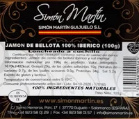 Jamón Bellota 100% Ibérico