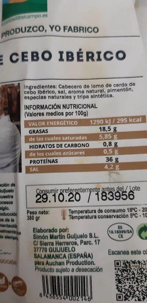 Lomito de cerdo ibérico