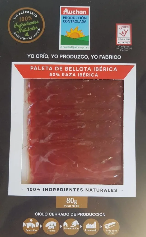 Paleta de bellota iberica