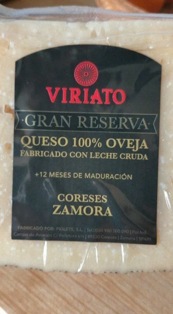 Queso 100% oveja leche cruda Gran Reserva