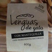 Lenguas de gato con mantequilla