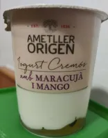 Iogurt cremos amb maracuja i mango