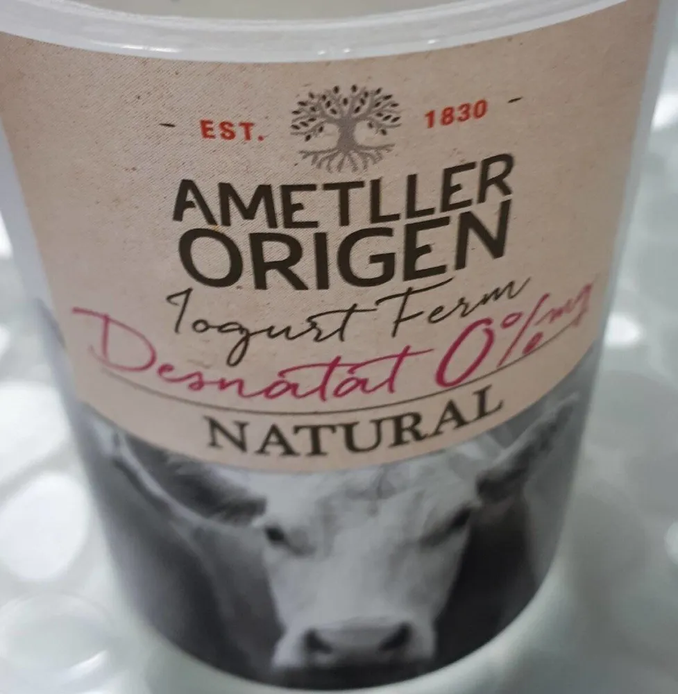 Iogurt ferm Natural 0% mg