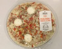 Pizza escalivada i formatge de cabra