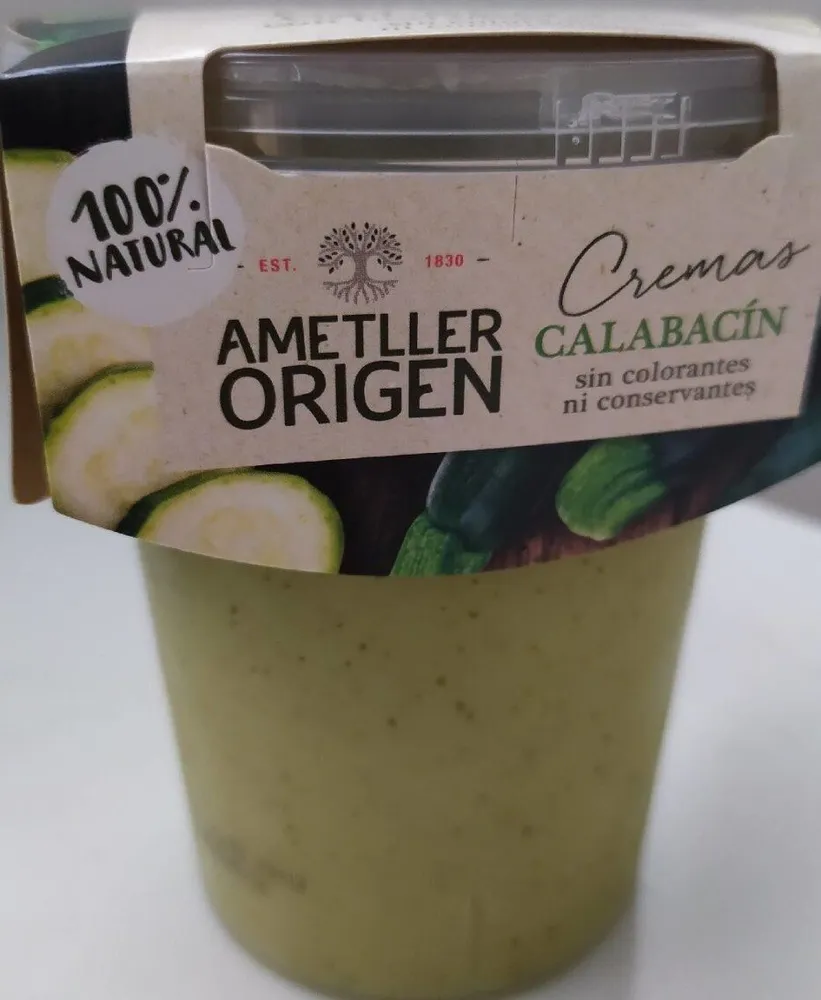 Crema de calabacín