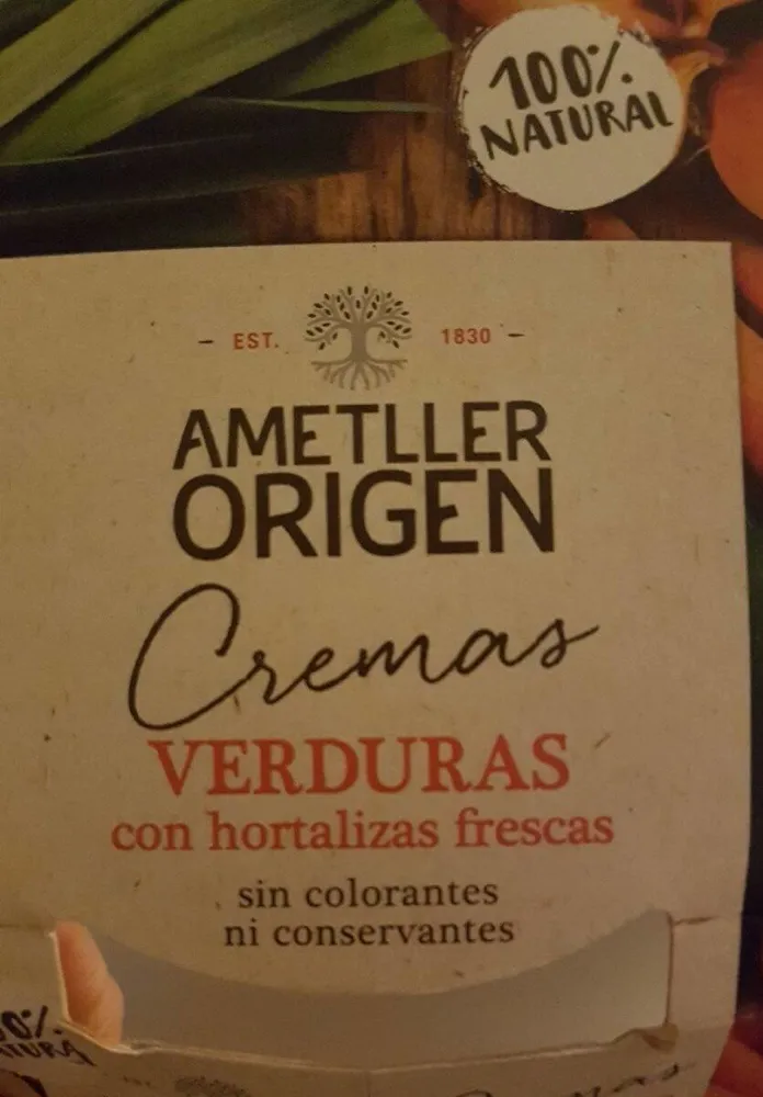 Crema de verduras