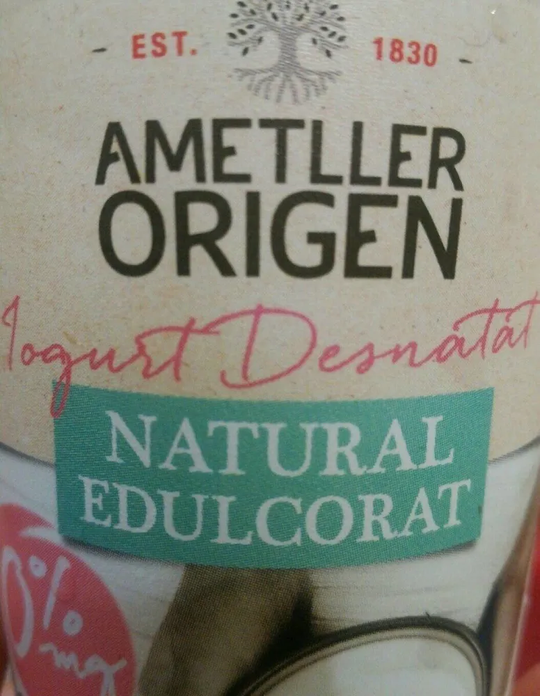 IOGURT DESNATAT NATURAL EDULCORAT
