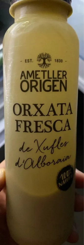 Orxata fresca