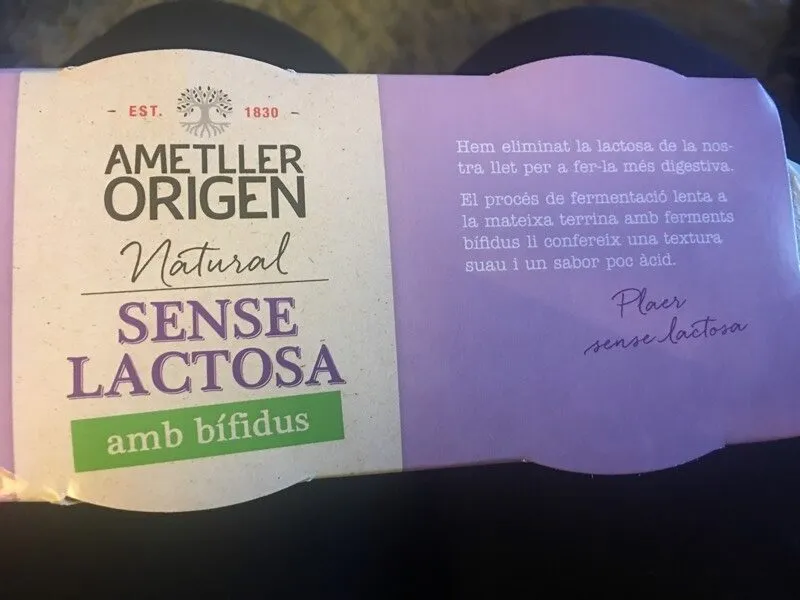 Llet fermentada sense lactosa
