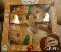 Roscón de Reyes relleno de cabello