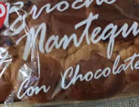 Brioche de mantequilla con pepitas de chocolate
