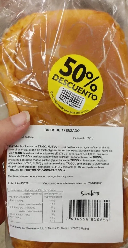 Brioche trenzado