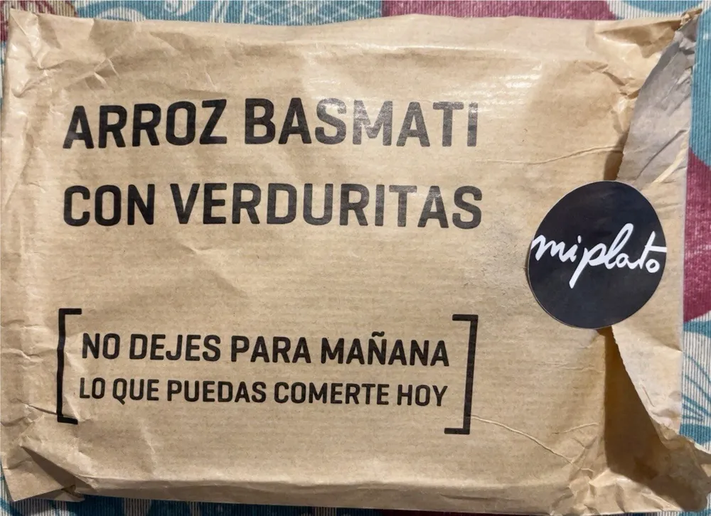 Arroz basmati con verduritas