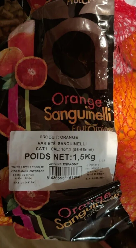 Orange sanguinelli