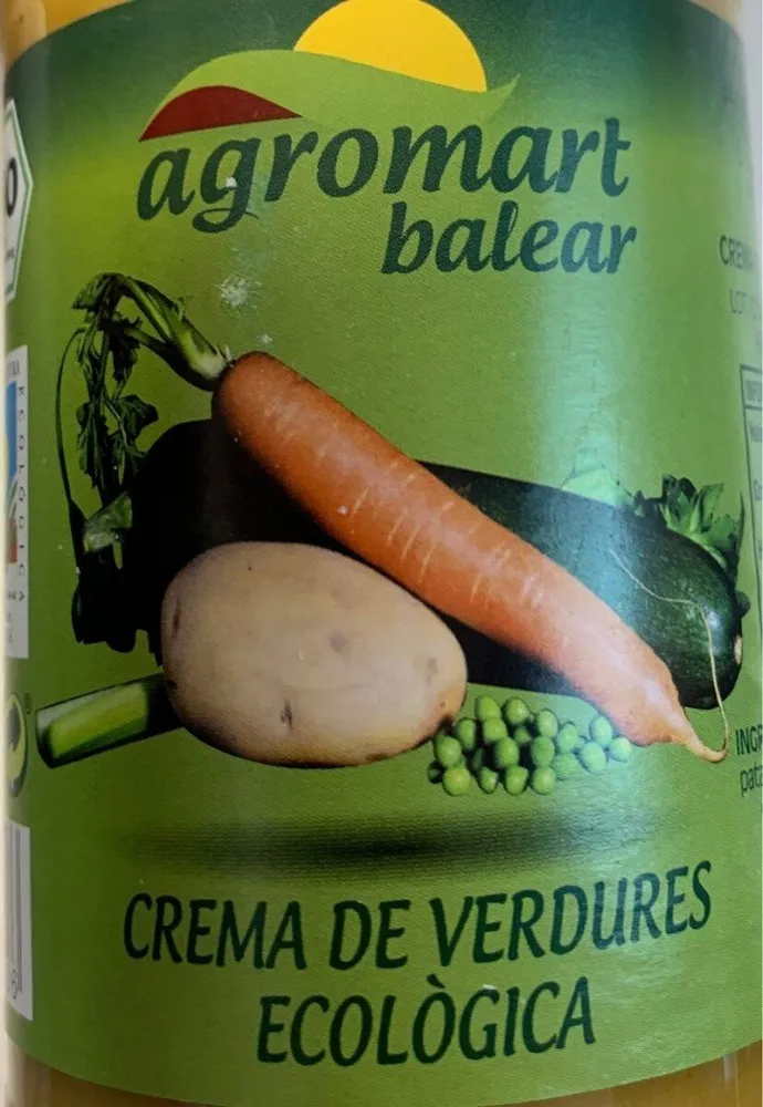 Crema de verdures ecologica