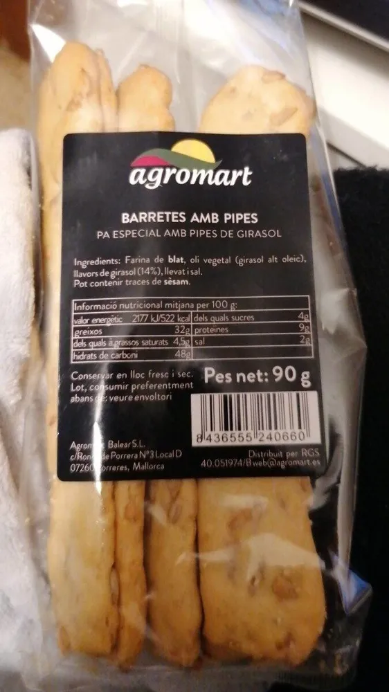 Pan de pipas