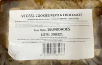 Cookies con pepitas de chocolate vegano