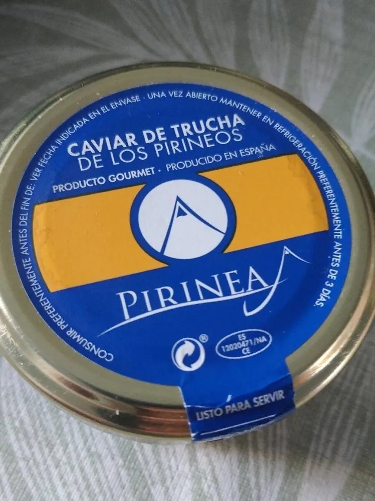 Caviar de trucha de los Pirineos