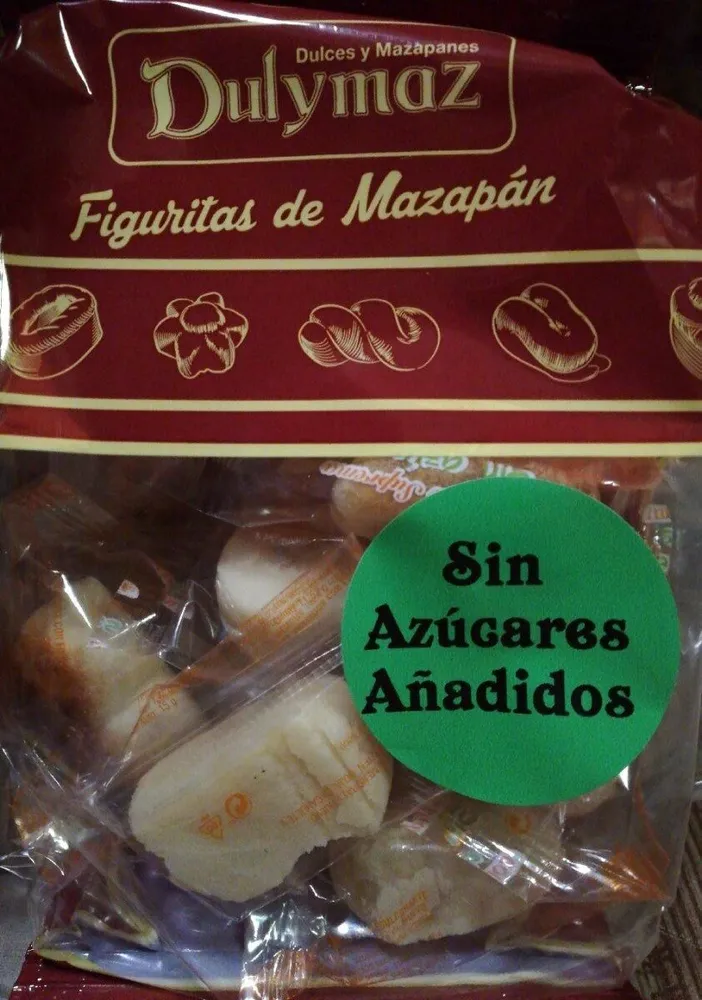 Figuritas de mazapán sin azúcares añadidos