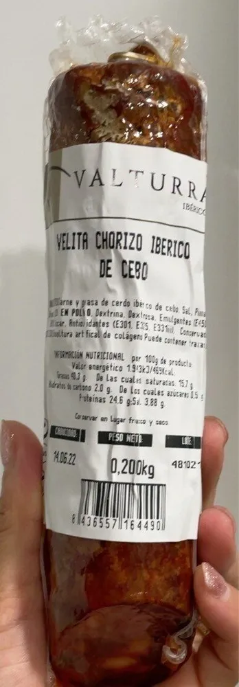 Velita chorizo iberico