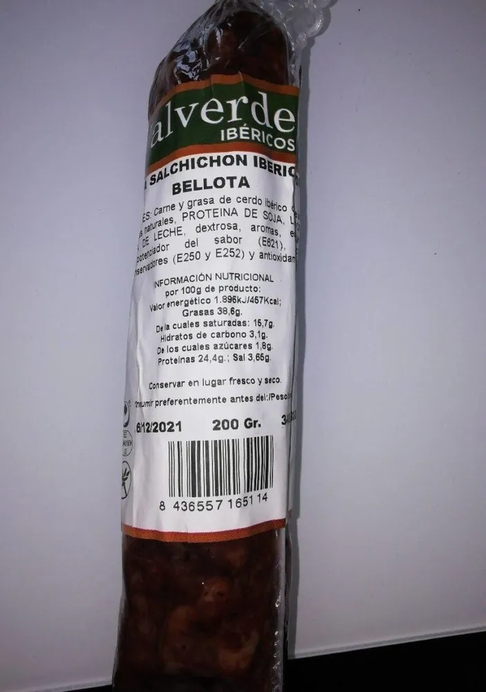 Velita salchichón ibérico de bellota