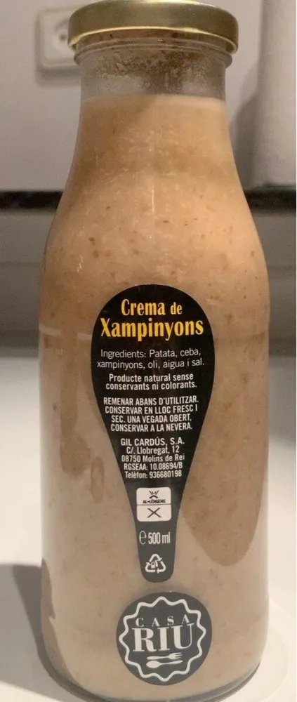 Crema de Xampinyons