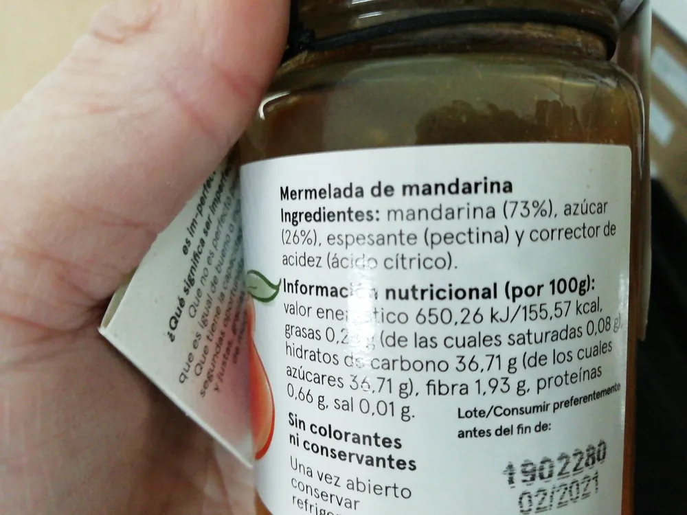 mermelada mandarinas