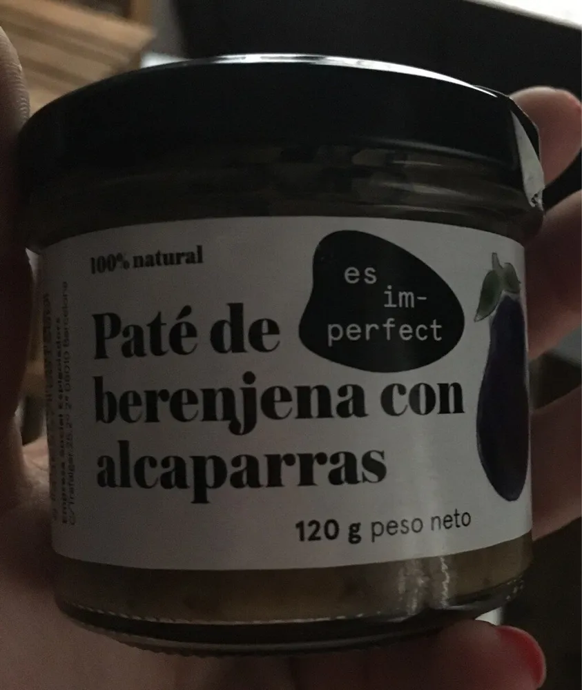 Paté de berenjena con alcaparras