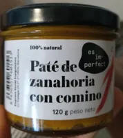 Paté de zanahoria con comino