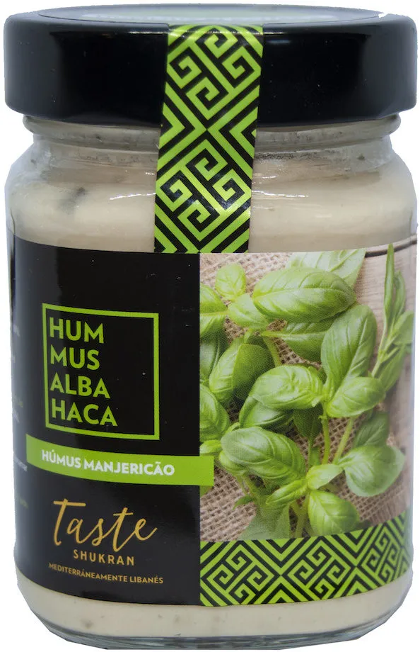 Hummus albahaca