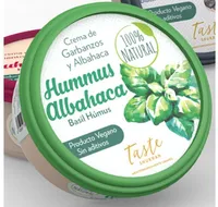 Hummus de albahaca 100% Natural