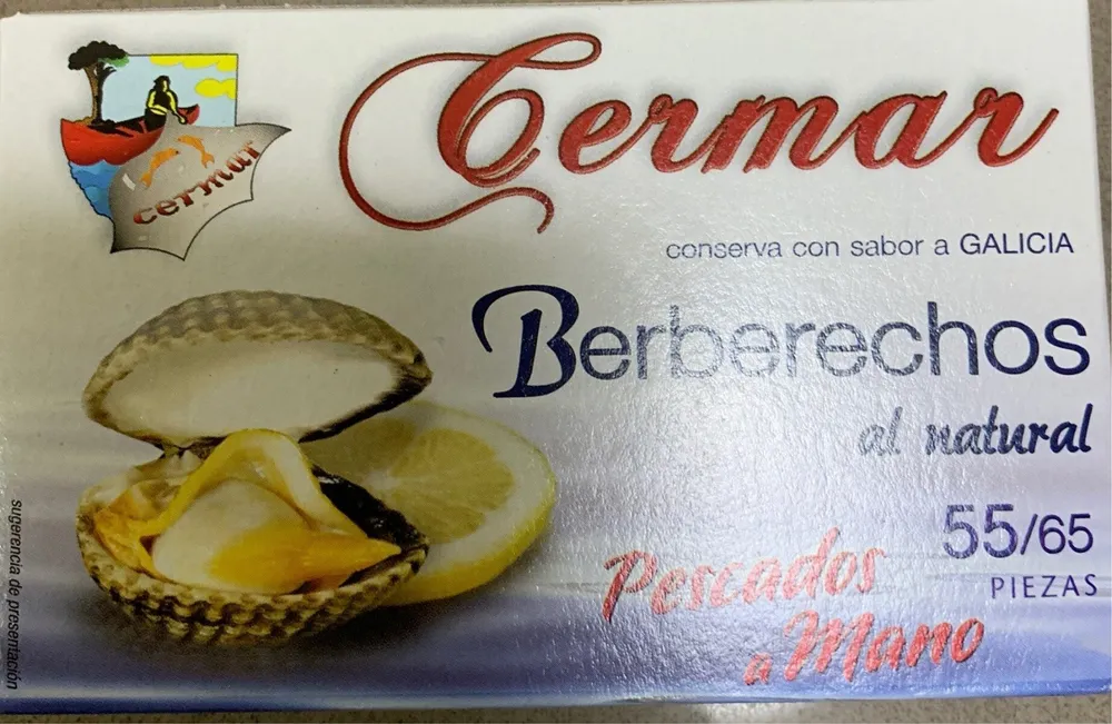 Berberechos al natural