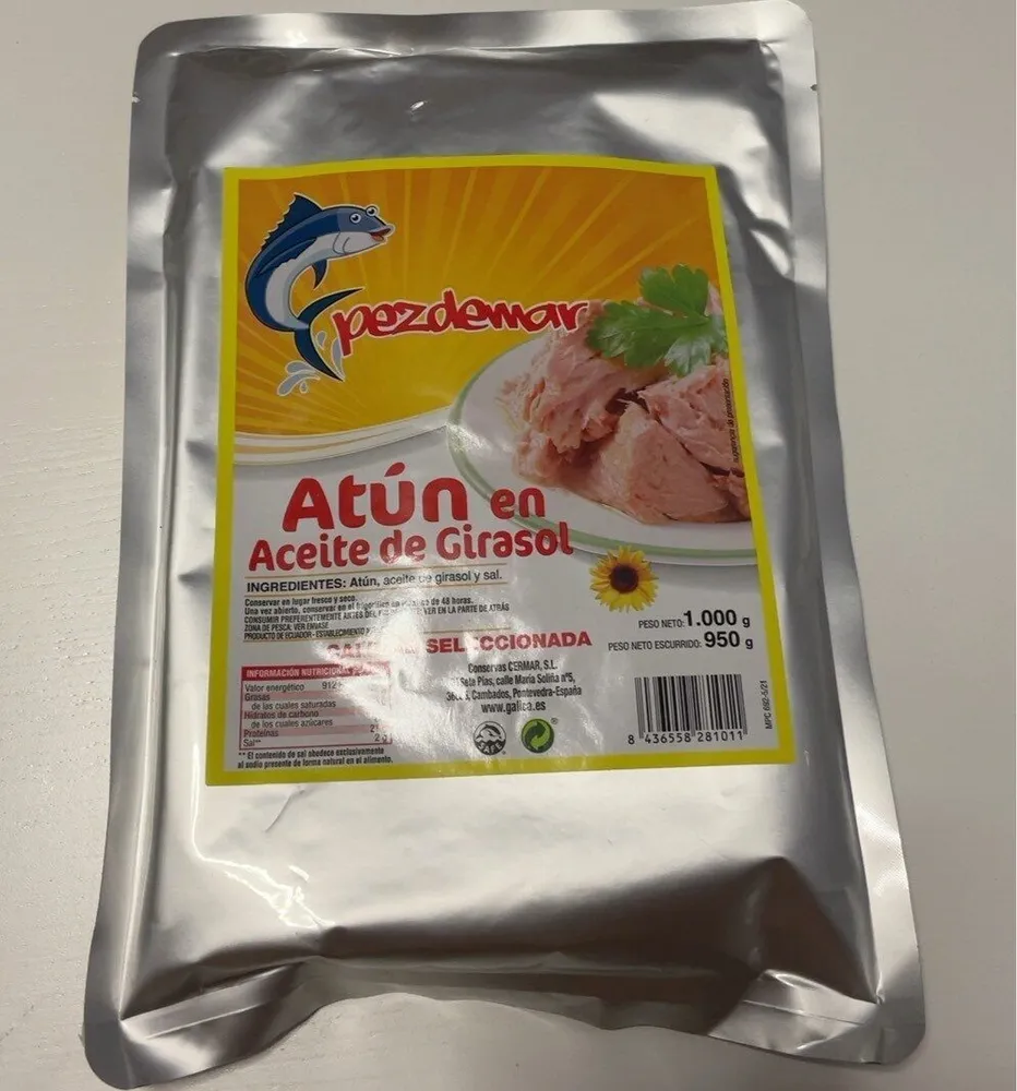 atun en aceite de girasol