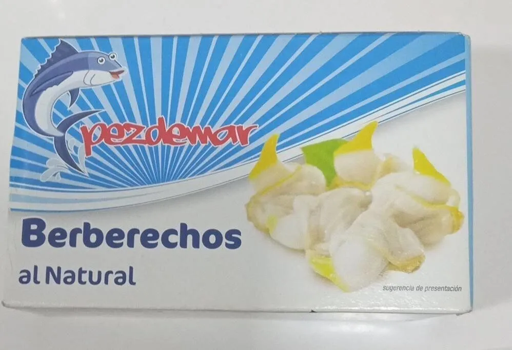 Berberechos al natural
