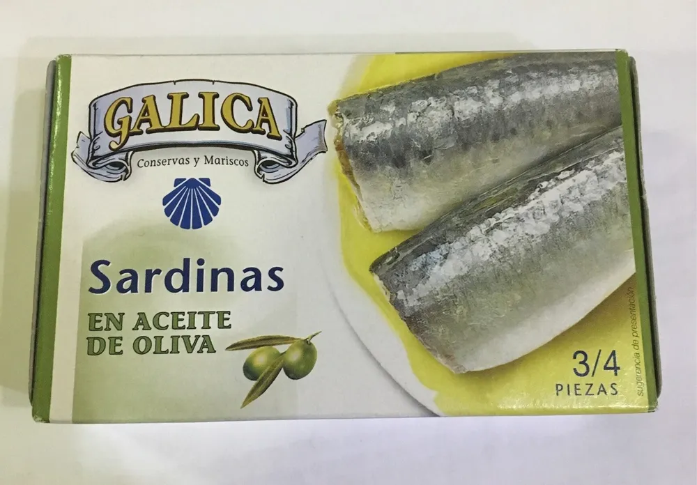 Sardinas en aceite de olva
