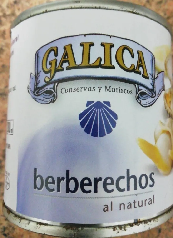 Berberechos al natural