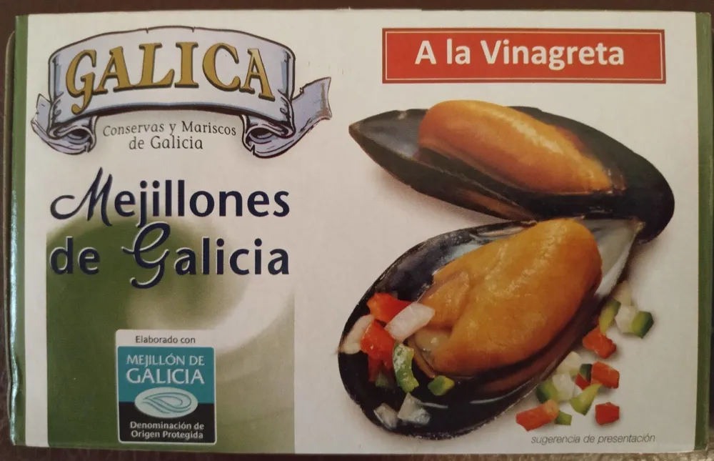 Mejillones de Galicia a la vinagreta
